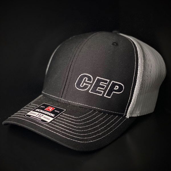 CEP Branded Hat Black White Back